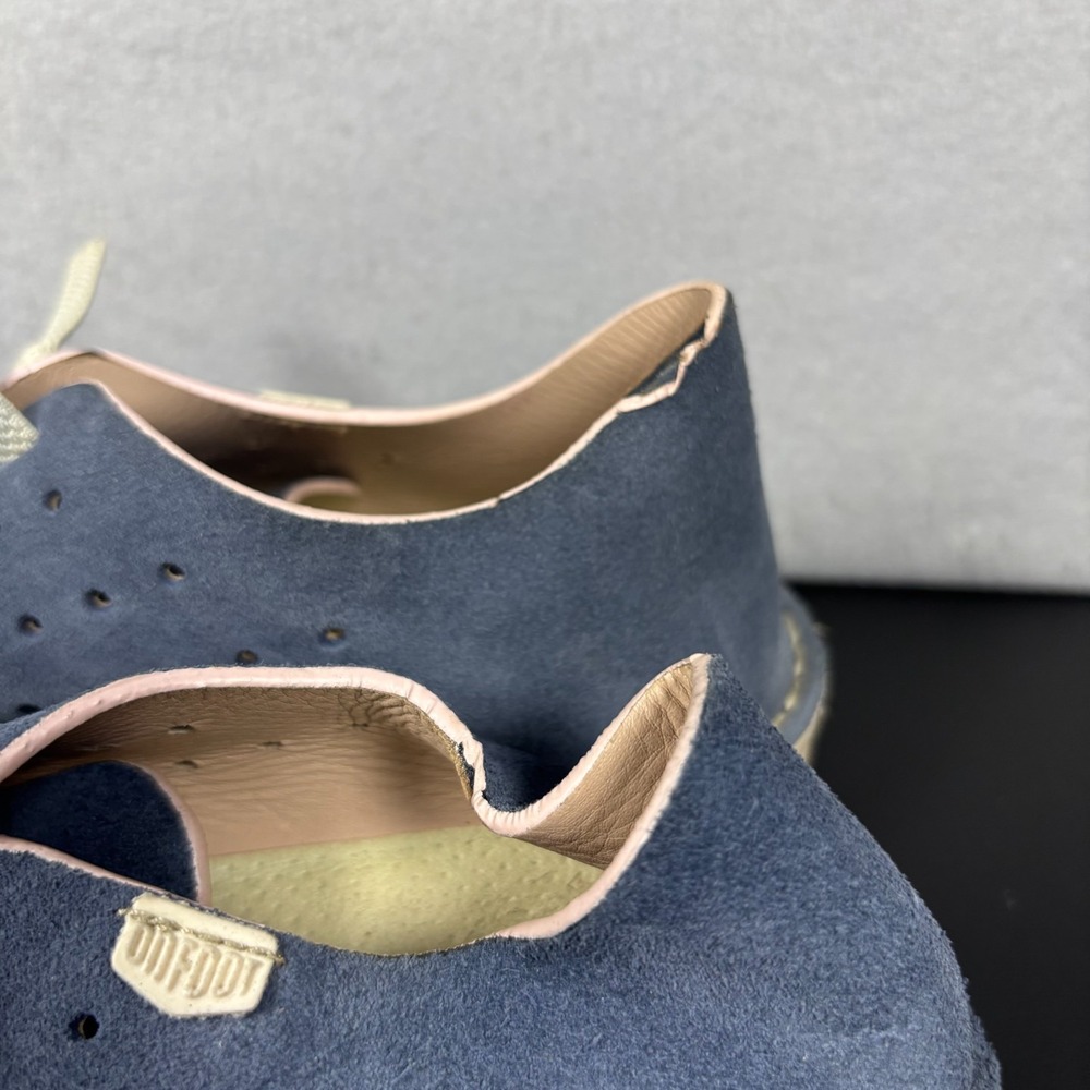 On Foot Running Walking Shoe Slip On Jean Blue Suede Women's Size 7.5/38 Sneaker - Picture 10 of 13